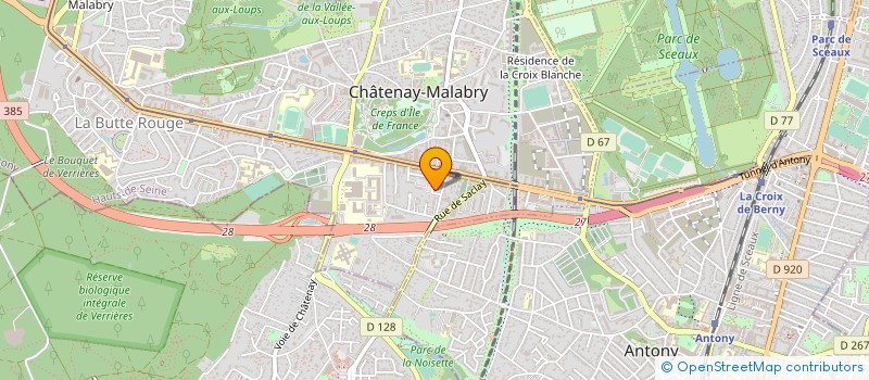 localisation de l'entreprise INDUSTRIAL PROCESS INDUSTR CONSULTING à CHATENAY-MALABRY