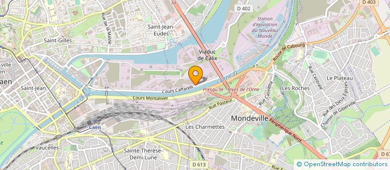 localisation de l'entreprise INDUSTRIE ALIMENTAIRE DE MONDEVILLE à MONDEVILLE
