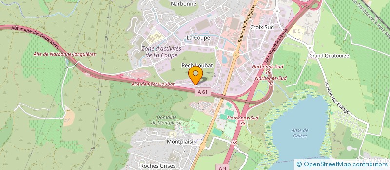 localisation de l'entreprise INDUSTRIE CHIMIQUE LANGUEDOCIENNE à NARBONNE
