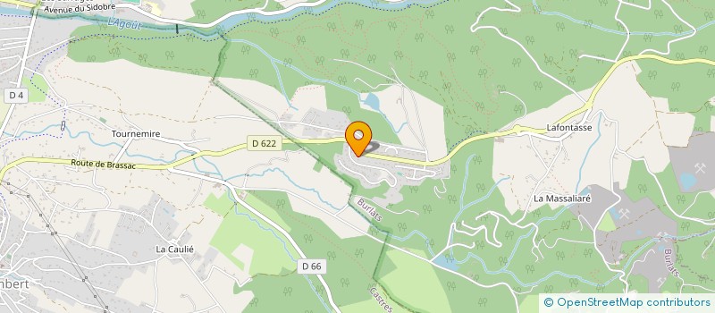 localisation de l'entreprise INDUSTRIE CHIMIQUE MERIDIONALE  BURLATS