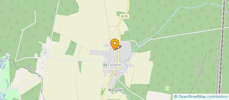 localisation de l'entreprise INDUSTRIE & COLLECTIVITES à FAVIERES