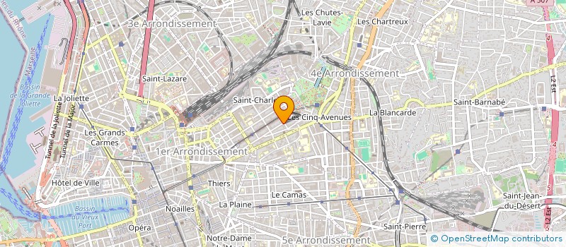 localisation de l'entreprise INDUSTRIE CONSEIL SERVICES à MARSEILLE