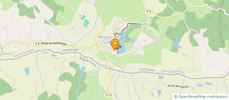 localisation de l'entreprise INDUSTRIE CONSEILS SERVICES  MONCLAR-DE-QUERCY