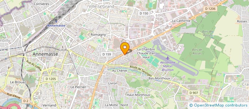 localisation de l'entreprise INDUSTRIE DES POUDRES SPHERIQUES à ANNEMASSE