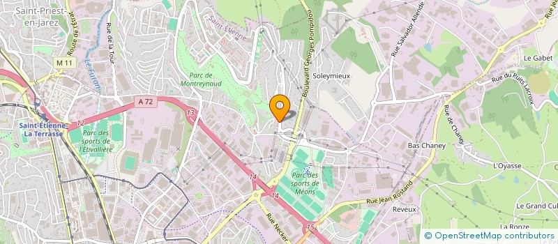 localisation de l'entreprise INDUSTRIE DISTRIBUTION LOIRE  SAINT-ETIENNE