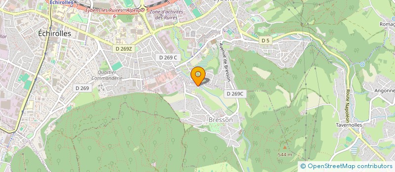 localisation de l'entreprise INDUSTRIE DU CAMPING ET DES LOISIRS à BRESSON