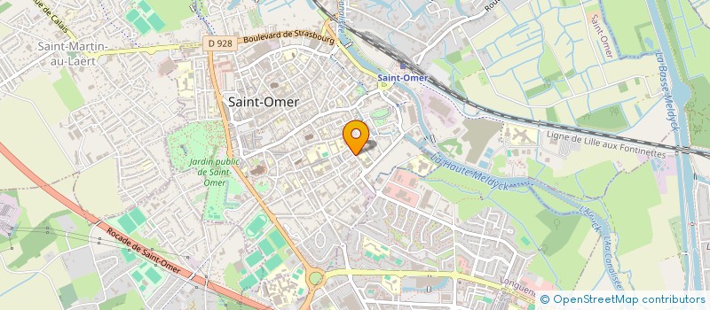 localisation de l'entreprise INDUSTRIE ET TRANSITION NUMERIQUE - FORMATION ET INSERTION PROFESSIONNELLE ITN  SAINT-OMER