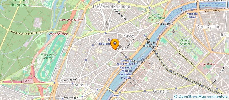 localisation de l'entreprise INDUSTRIE FILMS  PARIS