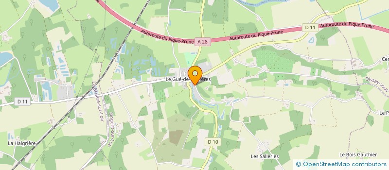 localisation de l'entreprise INDUSTRIE GRAPHIQUE MAINTENANCE - IGM  NOGENT SUR LOIR