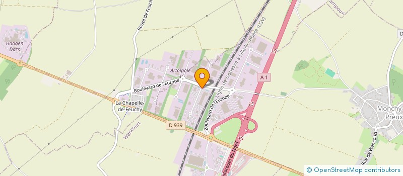 localisation de l'entreprise INDUSTRIE HALAL SOUIDA à MONCHY-LE-PREUX
