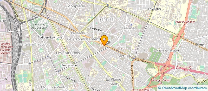 localisation de l'entreprise INDUSTRIE LAITIERE ET FROMAGERE RH ALPES à LYON