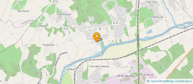 localisation de l'entreprise INDUSTRIE MAINTENANCE SERVICE à TROIS-PALIS