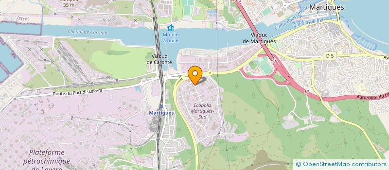 localisation de l'entreprise INDUSTRIE MARITIMES SERVICES à MARTIGUES