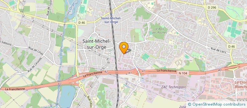 localisation de l'entreprise INDUSTRIE MECAN BROSSIER FERON à SAINT-MICHEL-SUR-ORGE