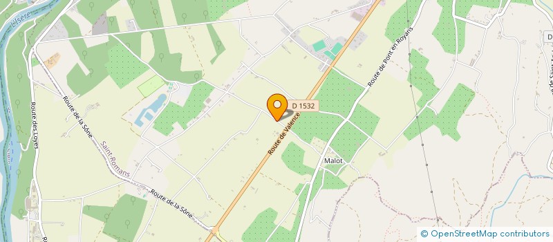 localisation de l'entreprise INDUSTRIE PAUL BOUCHER  SAINT-ROMANS