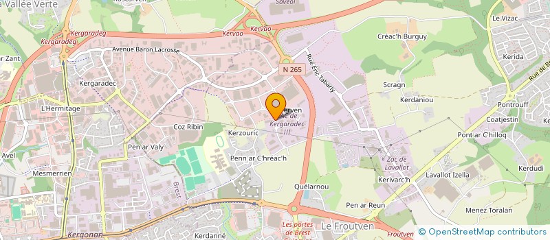 localisation de l'entreprise INDUSTRIE POSE & SERVICES à GUIPAVAS