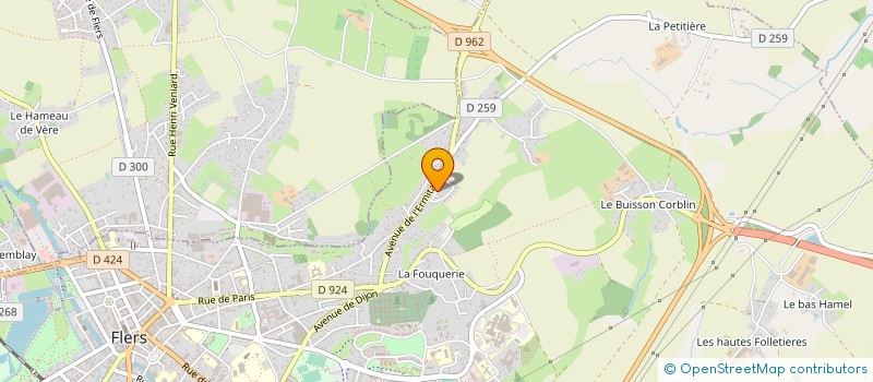localisation de l'entreprise INDUSTRIE PRODUCTION MAINTENANCE à FLERS