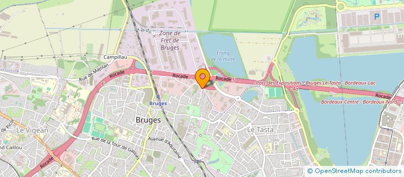localisation de l'entreprise INDUSTRIE SERVICES à BRUGES