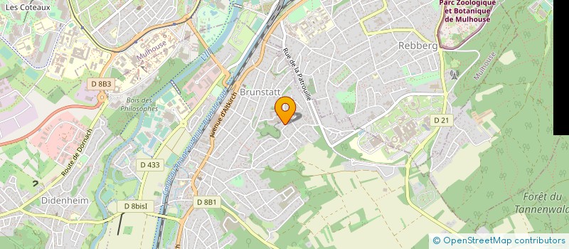 localisation de l'entreprise INDUSTRIE STEIBLEN SA à BRUNSTATT-DIDENHEIM