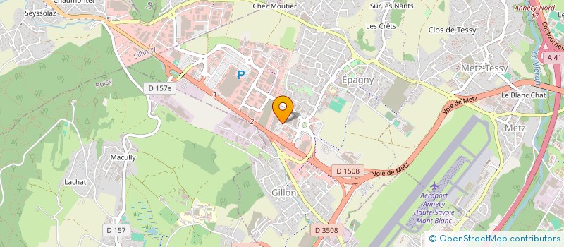 localisation de l'entreprise INDUSTRIE TECHNIQUE BATIMENT SERVICE à CHARVONNEX