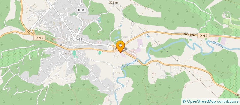 localisation de l'entreprise INDUSTRIEL DEMOLITION TRAVAUX PUBLICS  TOURVES