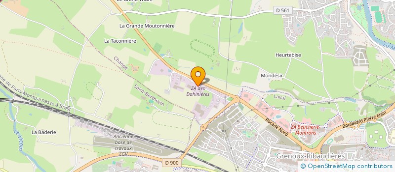 localisation de l'entreprise INDUSTRIELLE DISTRIBUTION à CHANGE