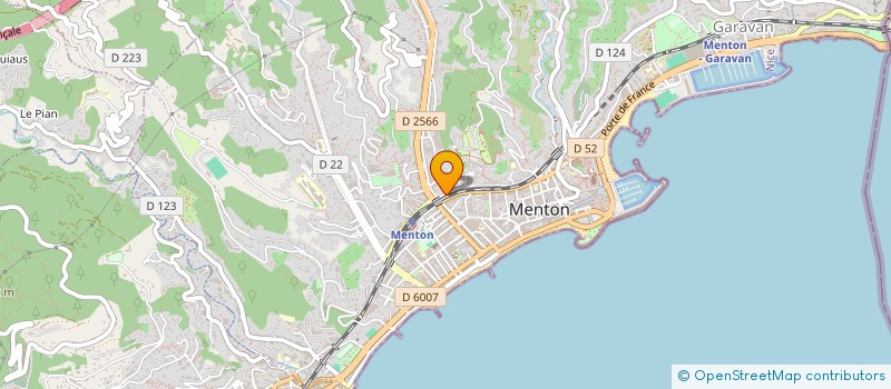 localisation de l'entreprise INDUSTRIELLE DU BOIS à MENTON
