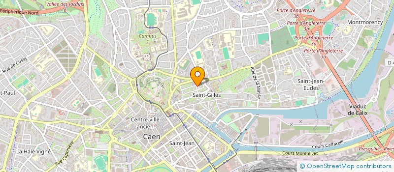 localisation de l'entreprise INDUSTRIES ET SERVICES FRANCE à CAEN
