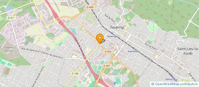 localisation de l'entreprise INDUSTRIES PRODUITS SERVICES à TAVERNY