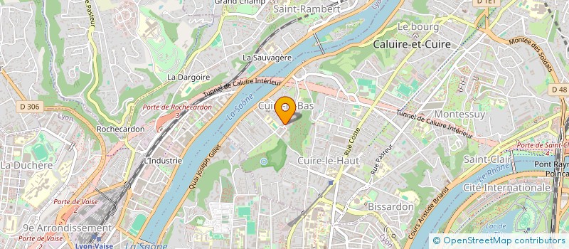 localisation de l'entreprise INDUSTRIES-SERVICES-INTEGRATION DATALOG à CALUIRE ET CUIRE