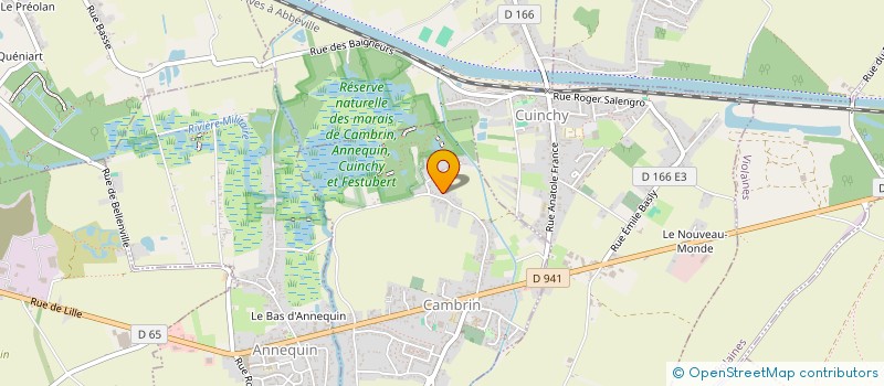 localisation de l'entreprise INDUSTRIES TRAVAUX PUBLICS SERVICES à CAMBRIN