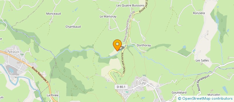 localisation de l'entreprise INDUSTRY 4.0 CONSULTING  LAY