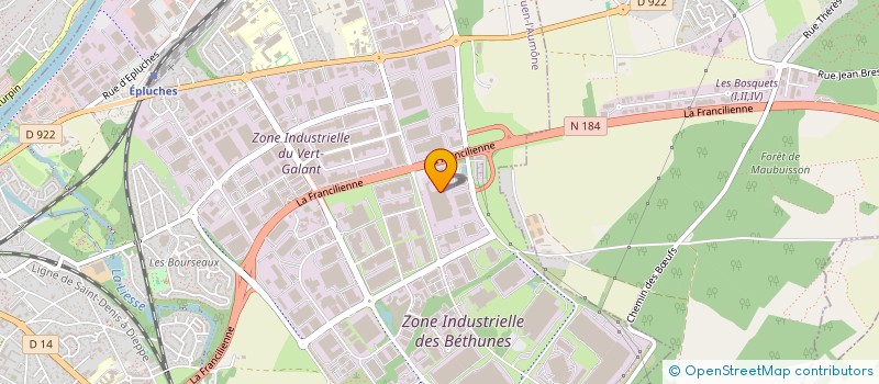 localisation de l'entreprise INDUSTRY CAPITAL  PARIS