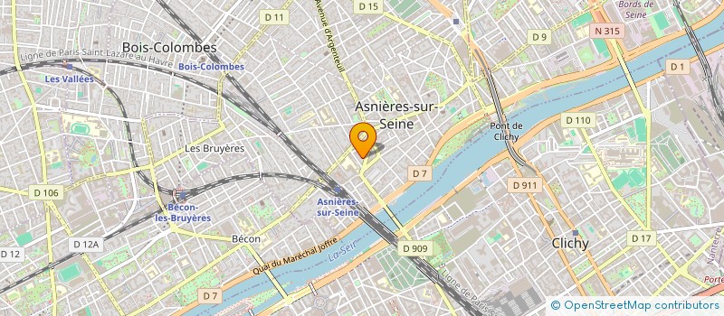 localisation de l'entreprise INDUSTRY SUPPLY & SERVICES à ASNIERES-SUR-SEINE