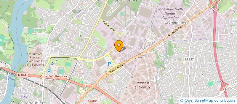 localisation de l'entreprise INDUSTRYA à NANTES