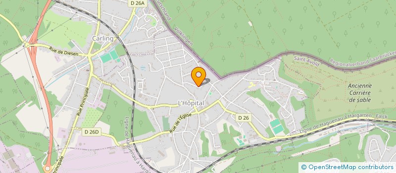 localisation de l'entreprise INDUX RH  L'HOPITAL