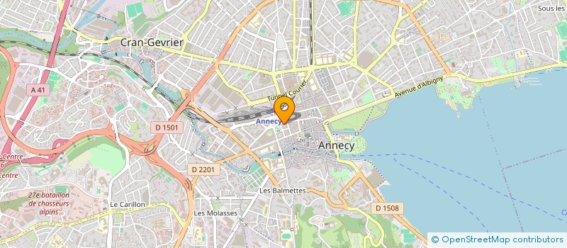 localisation de l'entreprise INDVISION DE BROCH D'HOTELANS à ANNECY