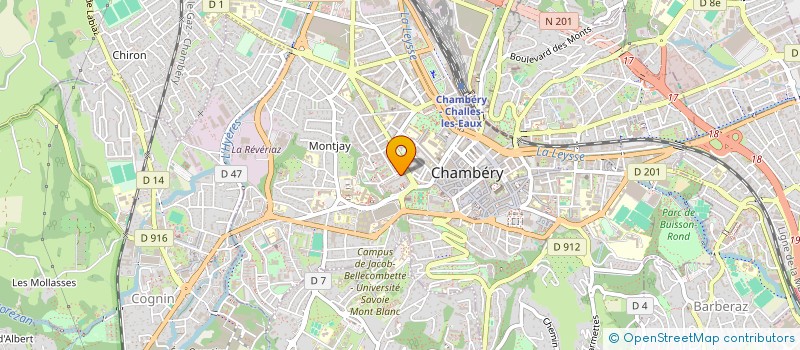 localisation de l'entreprise INDVISION JAUMAIN REYMOND VELLE VELLE  CHAMBERY