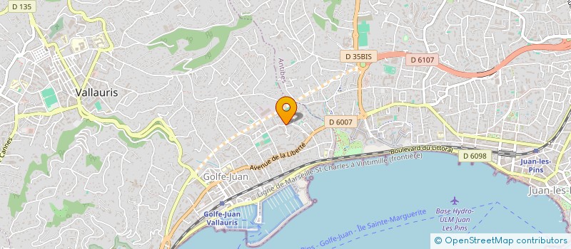 localisation de l'entreprise INDY  VALLAURIS