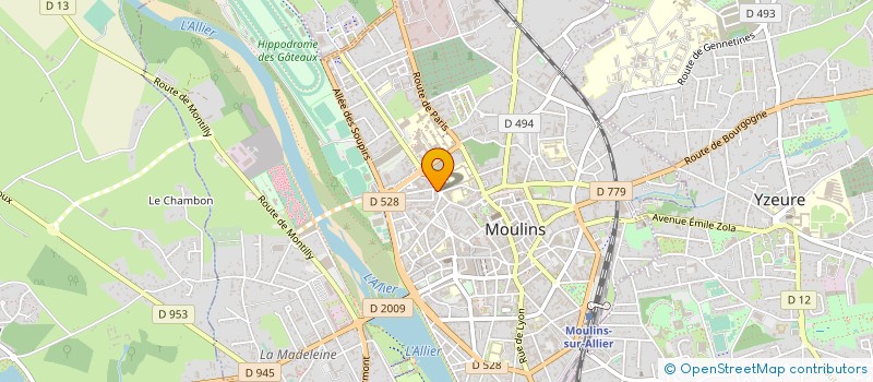 localisation de l'entreprise INDY à MOULINS