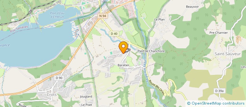 localisation de l'entreprise INDY  BARATIER