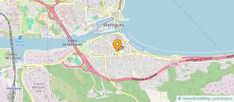 localisation de l'entreprise INDY à MARTIGUES