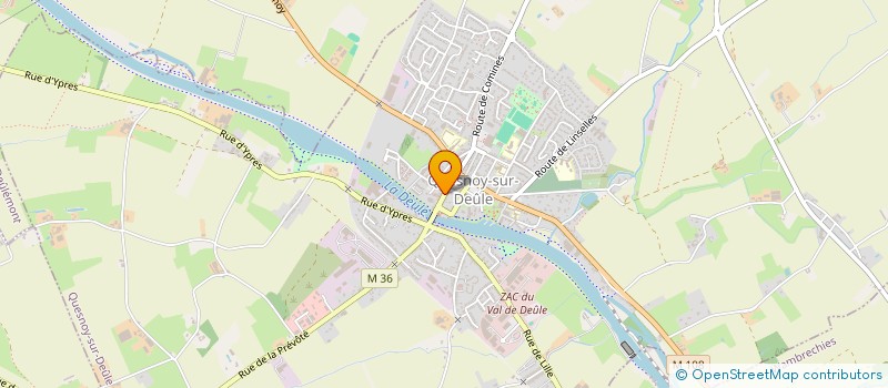 localisation de l'entreprise INDY à QUESNOY-SUR-DEULE