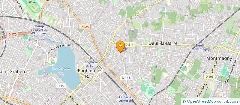 localisation de l'entreprise INDY FILMS  MONTMORENCY