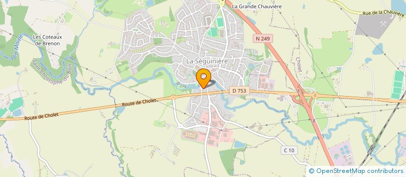 localisation de l'entreprise INDYKART à SAINT-CHRISTOPHE-DU-BOIS