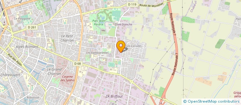 localisation de l'entreprise INDZI MACON  VALENCE