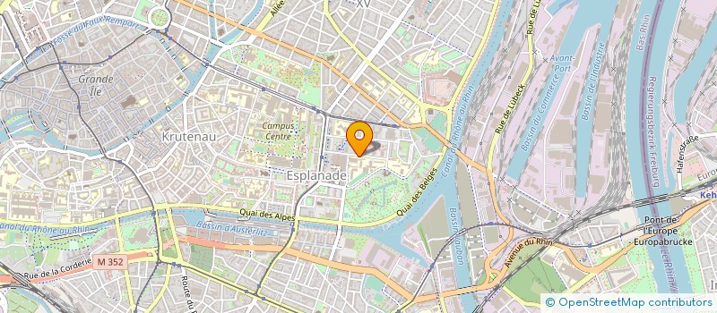 localisation de l'entreprise INE à STRASBOURG