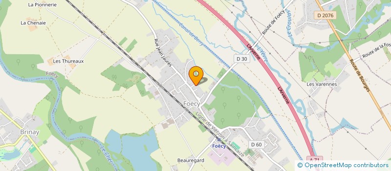localisation de l'entreprise INEA  FOECY