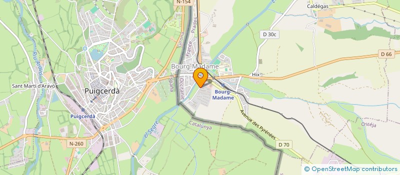 localisation de l'entreprise INEA PROM  BOURG-MADAME