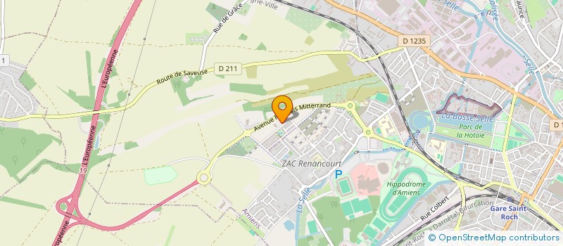 localisation de l'entreprise INEA SANT&NUMERIQUE HAUTS-DE-FRANCE à AMIENS